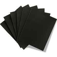 Nacario Hygloss Products Siyah Siluet Kağıdı - Izleme Portre Çizim El Sanatları Kağıdı - 13,7 x 20,7 Cm, 25