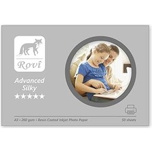 Nacario Rovi Advanced Ipek Fotoğraf Kağıdı 260GSM 50YP A3