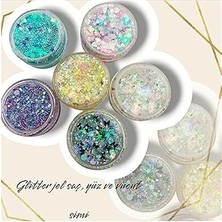 Nacario Glitter Göz Farı Seti & Yüz, Saç Vücut Simi