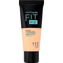 Nacario New York Me Matte+Poreless Fondöten - 115 Ivory (30 Ml)