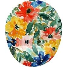 Nacario Suluboya Çiçek Desenli Bilek Destekli Mouse Pad