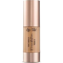 Nacario Fondöten, E Vitaminli, Uzun Süre Kalıcı, Dark Beige, Tüm Cilt Tipleri Için, Doğal Görünüm, Kusursuz