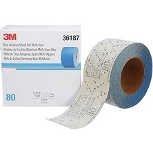 Nacario Hookit Zımpara Rulosu, 36187, Çok Delikli, 2,75 Inç x 13 Yd, 80+ Sınıf, Otomotiv Zımparalam