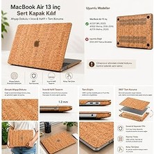 Nacario Mcstorey Macbook Air M1 Kılıfı A2337 A2179 A1932 Uyumlu 13.3 Inç Hard Case Sert Kapak 360° Koruma I