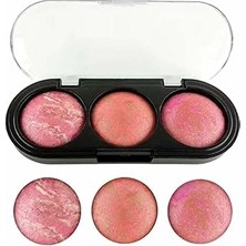 Nacario 3'lü Terracotta Allık Pembe No: 1 Pembe