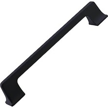 Nacario Gediz Metal Mat Siyah Kulp 160 mm 16 cm Mobilya Çekmece Mutfak Dolabı Dolap Kapak Kulplar Kulb Kulp