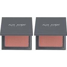 Nacario Alix Avien Ipeksi Allık - Powder Blush 102 Peachy (2 Paketi)