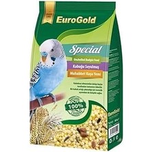 Nacario Eurogold Special Kabuksuz Muhabbet Kuşu Yemi, 500 gr