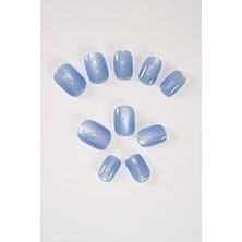 Nacario Pop Beauty Takma Tırnak Seti & Zararsız Yapıştırıcı, Cat Eye