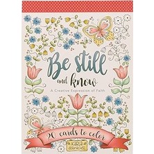 Nacario Still And Know - 20 Inspirational And Exquisitely Designed Cards To Color Expressions Of Faith T