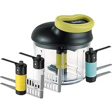 Nacario Maxi Kit 900 ml Buz Kırıcı & 3 Bıçaklı Manuel Rondo
