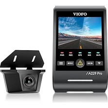 Nacario Viofo A229 W 2 Kameralı Ön+Arka Su Geçirmez 4k+2k Starvis 2 Sensör Gps'li Araç Kamerası
