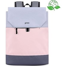 Nacario MCS-1302 14.1" Mycase Günlük Pembe Gri Sırt Çantası