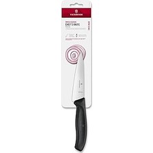 Nacario Victorinox Mutfak Bıçağı Swiss Tranç Blister Uzunluk 12 Cm, 6.8003.12B Üstüne Siyah