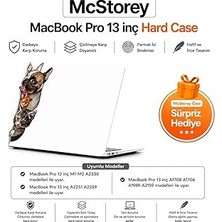Nacario Mcstorey Macbook 13 Inç Kılıf A1706 A1708 A1989 A2159 A2251 A2289 A2338 M1 M2 Uyumlu Evcil Hayv