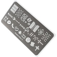 Nacario Nail Stamping Baskı Plakası S12