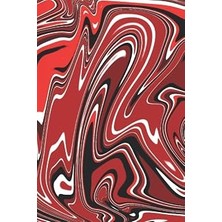 Nacario Independently Published Marbleized Red Journal