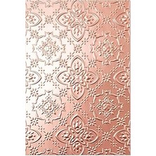 Nacario Sizzix 3D Doku Kalıbı - Kabartma Klasörü, Kath Breen Dekoratif Motif