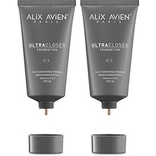 Nacario Alix Avien Kapatıcı Nemlendirici SPF35 Faktör E & C Vitaminli Fondöten - Ultracloser Found