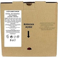 Nacario Çeşme Limonu Doğal Zeytinyağlı Sıvı Sabun 5 Lt - Bag In Box