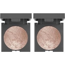 Nacario Alix Avien Işıltılı Aydınlatıcı - Baked Highlighter 01 Sparklıng Ivory - 11 G (2 Paketi)