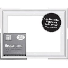 Nacario Ampersand Ahşap Paneller Için Floaterframe 17,72 cm Derinlik, Ince, 22,88 x 30,48 Cm, Beyaz (Fthin7