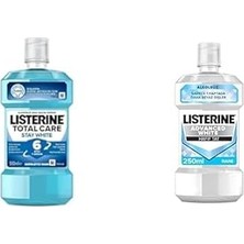 Nacario Listerine Stay White 500ML + Listerine Advanced White 250ML (2’li Set)