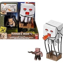 Nacario Minecraft Filmden Ilham Alan Aksiyon Figürü Seti, Işıklar, Sesler Ateş Topu Fırlatma Özel