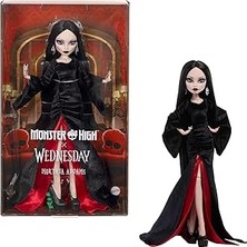 Nacario High Koleksiyon Wednesday Morticia Bebek JLK99