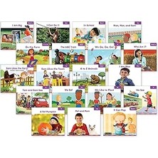Nacario Decodable Readers Gr. K Consonants And Short Vowels (A, I, O) 19TITLES
