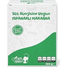 Nacario Aşçı Anne Süt Alerjik Ispanaklı Makarna Dirsek - 8+ Ay - 250G