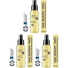 Nacario Nedox 3 Adet Keratin Özlü Onarıcı E Vitaminli Saç Bakım Yağı 100 ml