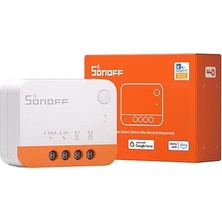 Nacario Sonoff Zbminil2 Kablosuz Şalter (Nötr Kablo Gerektirmez), 2 Yönlü Akıllı Anahtar, Alexa Google H