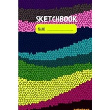 Nacario Sketchbook: Colorful Notebook For Drawing, Painting, Sketching Or Doodling