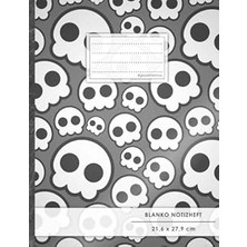 Nacario Blanko Notizbuch • A4-Format, 100+ Seiten, Cover, Register, „jugendlich“ • #goodmemos