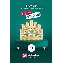 Nacario Bioxcin Keratin Argan Besleyici Onarıcı Saç Bakım Yağı 150 ml - Yıpranmış Hassas Saçlar 5'li, Ty