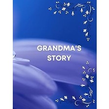 Nacario Grandma's Story, Tell Me Your Story, Memory Prompts, Large Print, Water Drop, 100 Pages: A Gui