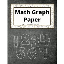 Nacario Independently Published Math Graph Paper: Graph Journal For Math | 8X11 | Grid Paper | 1cm