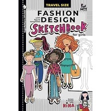 Nacario Sketchbook For Girls, With Figure Templates / Size: Sketch And Draw With Nina