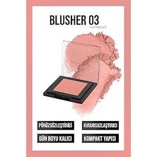 Nacario New Well Powder Blusher 03 Toz Allık, 8680923351063