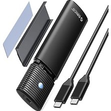 Nacario Coverzone Orico USB 10GBPS M.2 Nvme & Sata SSD Harici Kutu, Toolless Tasarım, Alüminyum Soğutuculu