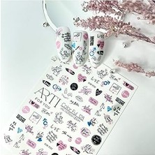 Nacario Stiker Arti 128 Love You - Aşk Teması