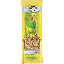 Nacario Gold Wings Meyveli Muhabbet Kuşu Krakeri, 3'lü