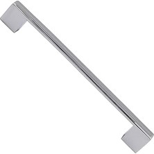 Nacario 10 Adet Gölcük Düz Mobilya Mutfak Dolap Çekmece Dolabı Kapak Metal Kulpu Kulbu Kulpları Krom 160 mm