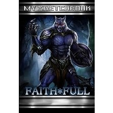 Nacario Independently Published Faith*full My Sketchbook (Werewolf): Small 6x9 – 100 Page Hardcover