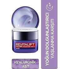 Nacario L'oreal Paris Revitalift Filler Yoğun Dolgunlaştırıcı Hyaluronik Asit Içeren Yaşlanma Karşıtı Gece