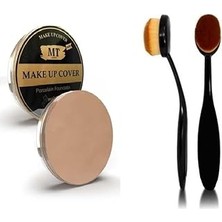 Nacario mt Make Up Cover Porselen Fondöten Kapatıcı Orta Ton Kaşık Fondöten Fırçası MT-209