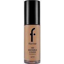 Nacario Invisible Cover Hd Hafif Yapılı & Yarı Parlak Bitişli SPF30 Fondöten 120 Hney
