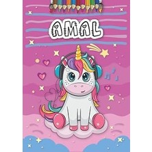 Nacario Independently Published Amal: Personalized Coloring Book For Amal | Theme: Unicorn | Birthday Gift