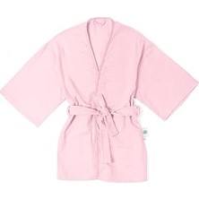 Nacario Deux LAPINS%100 Pamuk Müslin Çocuk Kimono - Innocent Pink CCKKMN-INP-00004Y